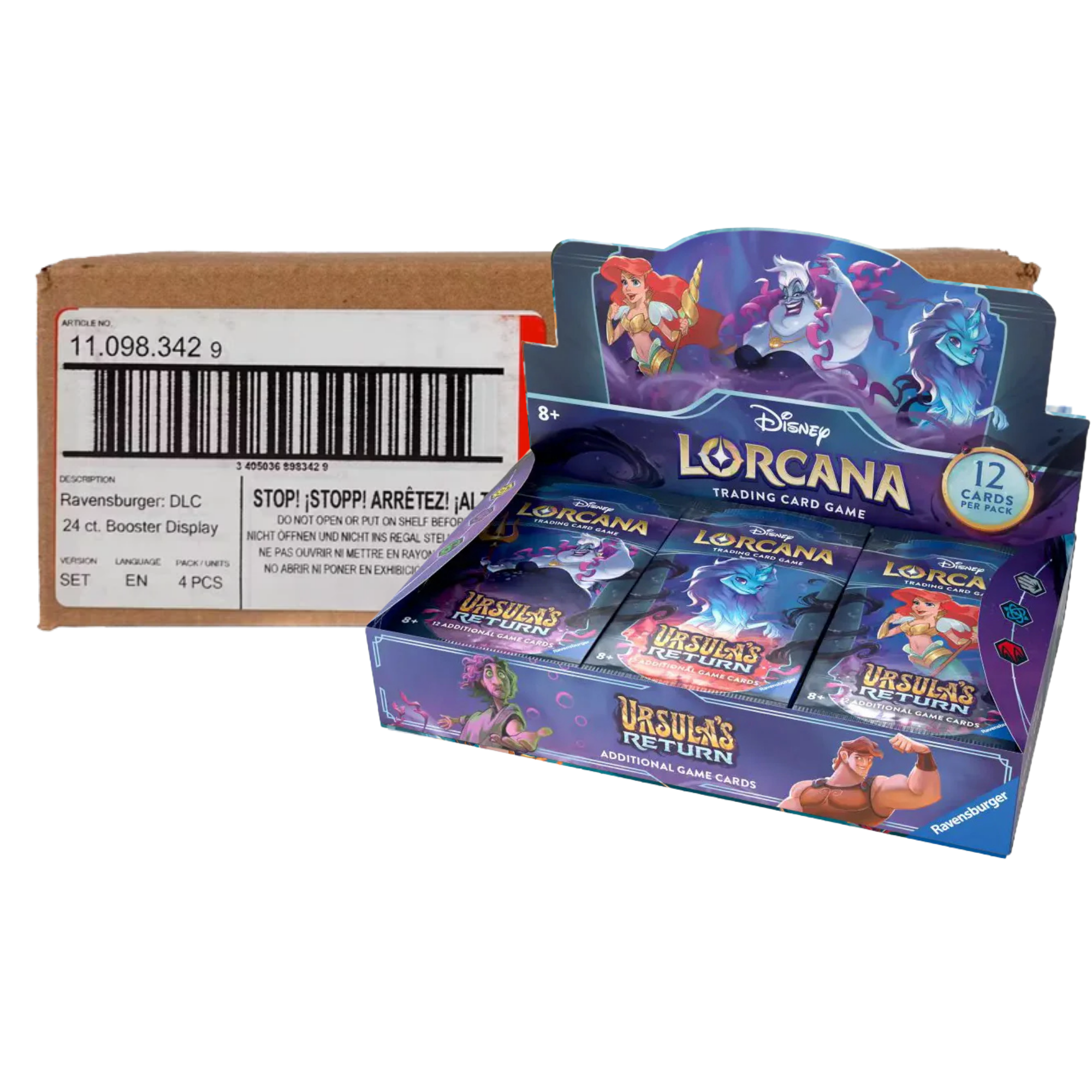 Disney Lorcana Ursula's Return Booster Box Case