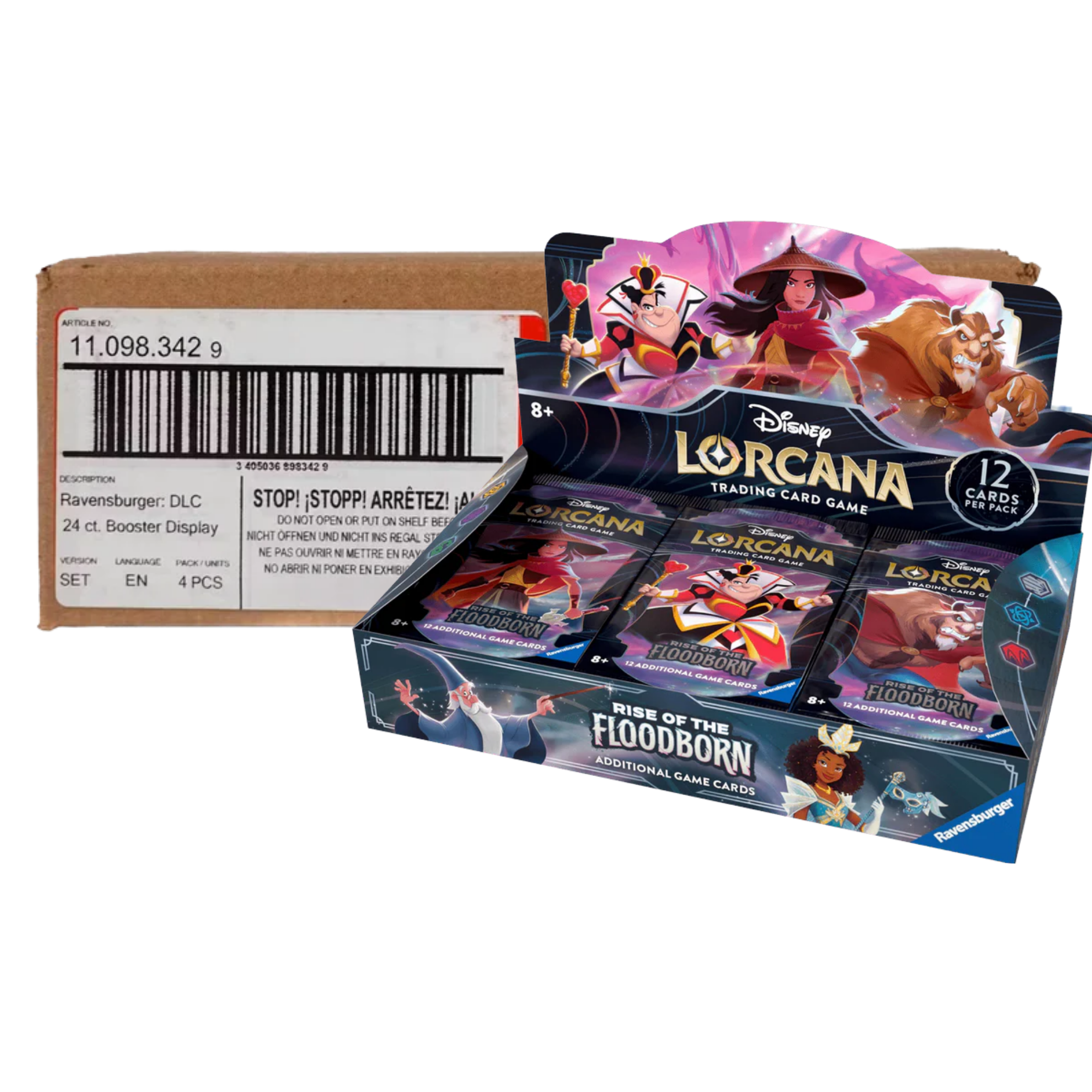 Disney Lorcana Rise of The Floodborn Booster Box Case