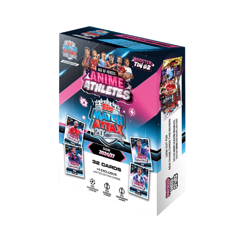 Topps Match Attax 2026/27 20th Anniversary Booster Tin - Anime Athletes