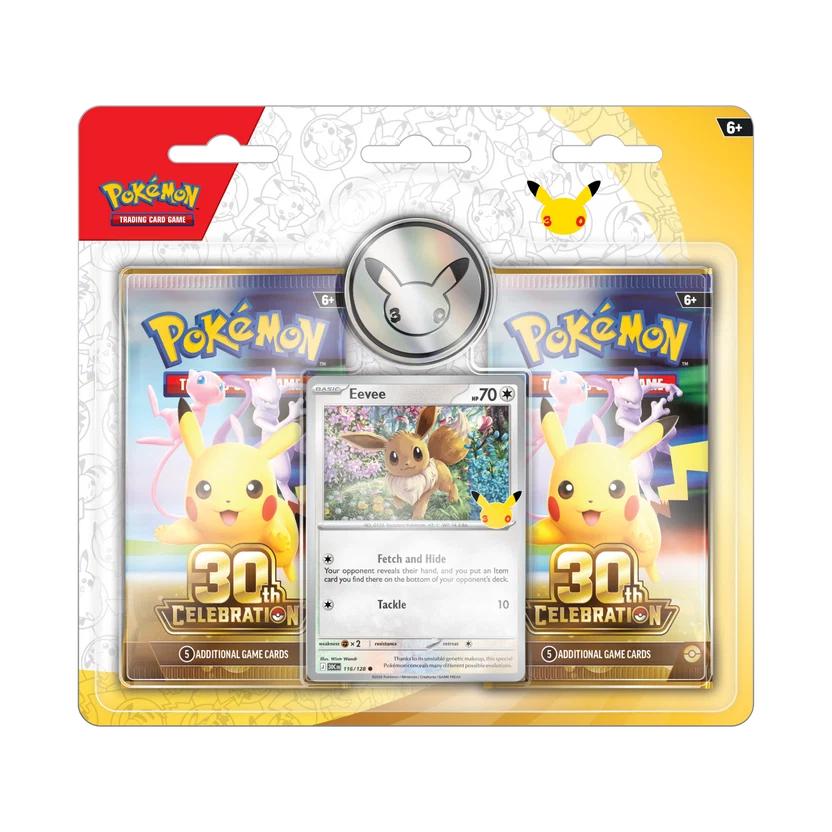 Pokémon 30th Celebration 2 Pack Blister