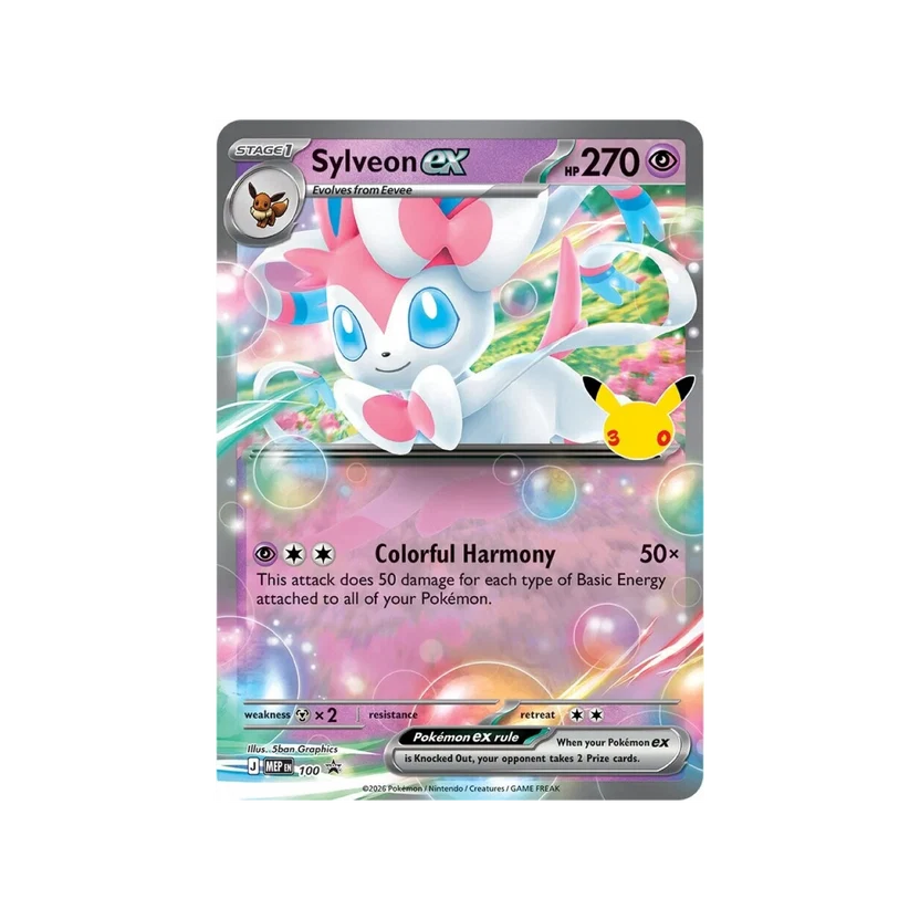 Pokémon 30th Celebration Ex Box Sylveon