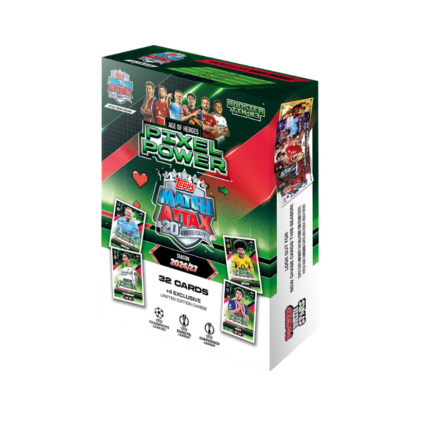 Topps Match Attax 2026/27 20th Anniversary Booster Tin - Pixel Power