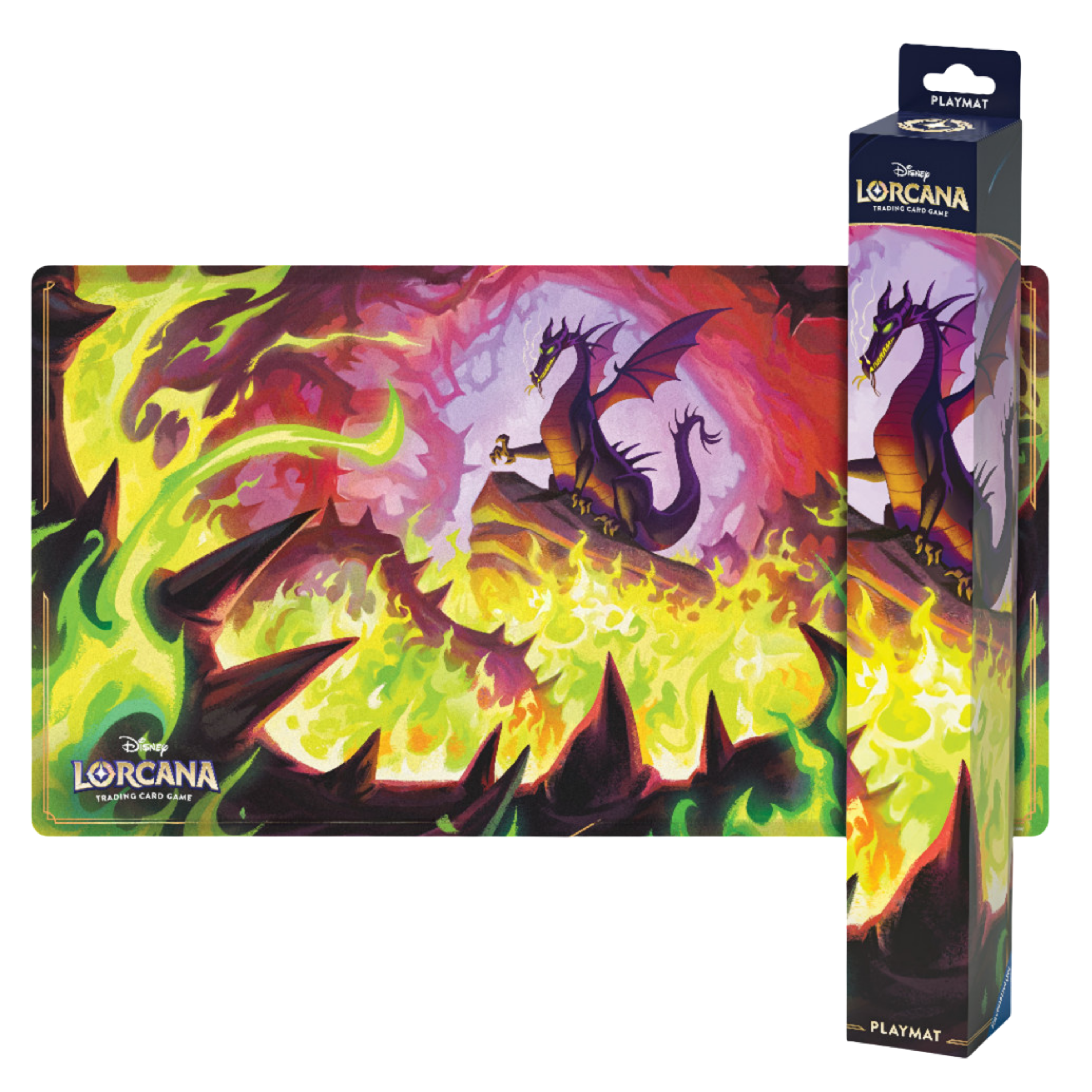 Disney Lorcana Winterspell Playmat Dragon Fire