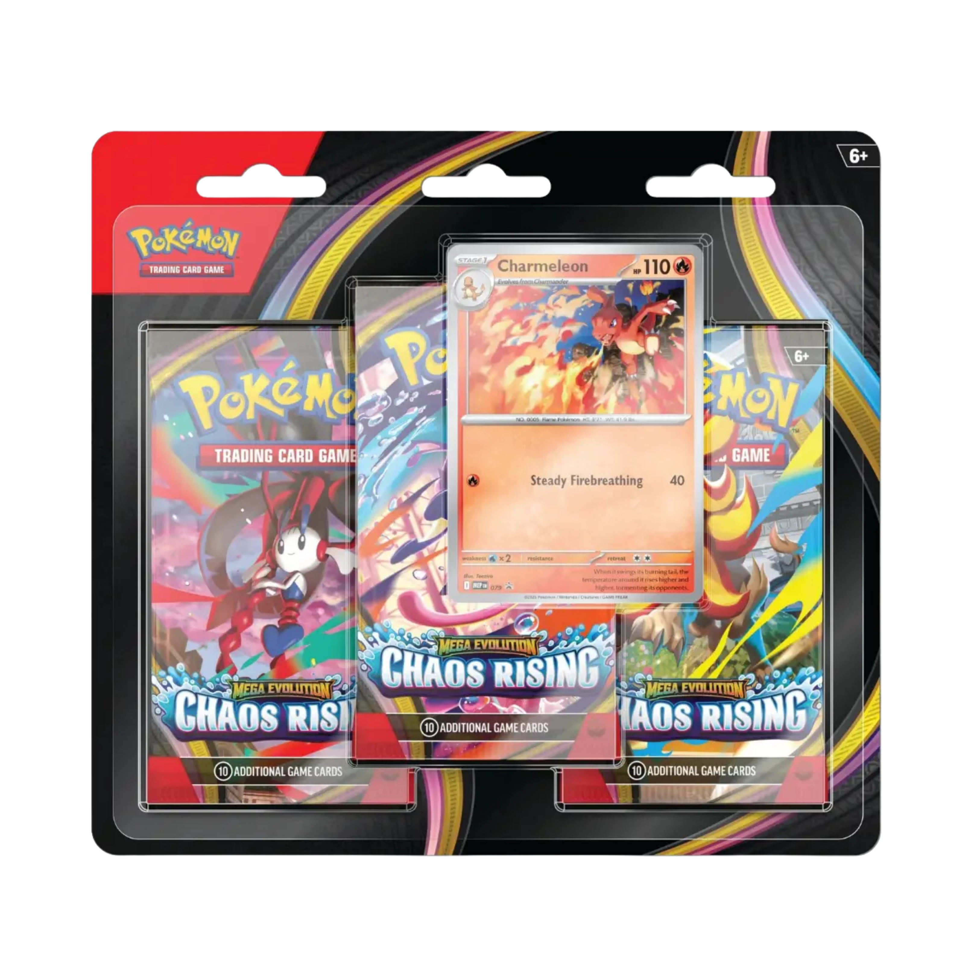 Pokémon Chaos Rising 3 Pack Blister