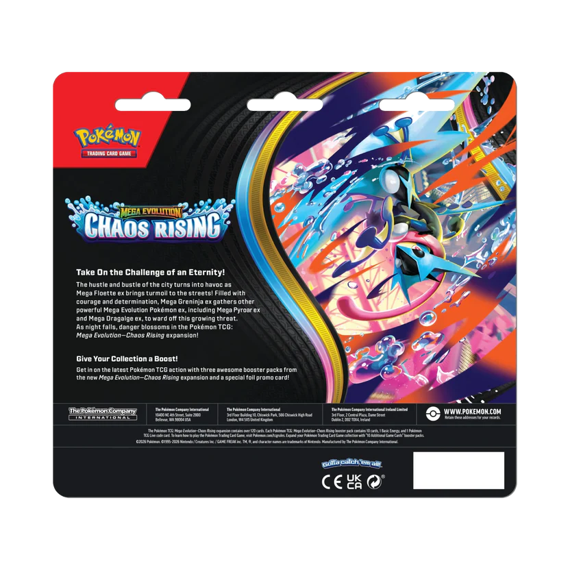 Pokémon Chaos Rising 3 Pack Blister Charmeleon