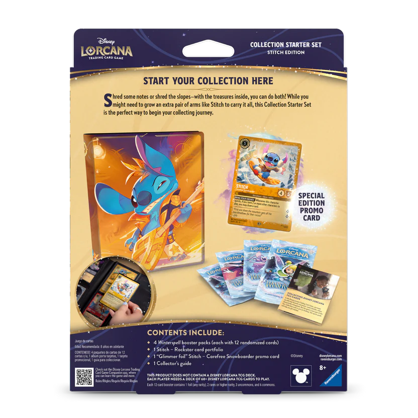 Disney Lorcana Winterspell Collection Starter Set Edição Stitch