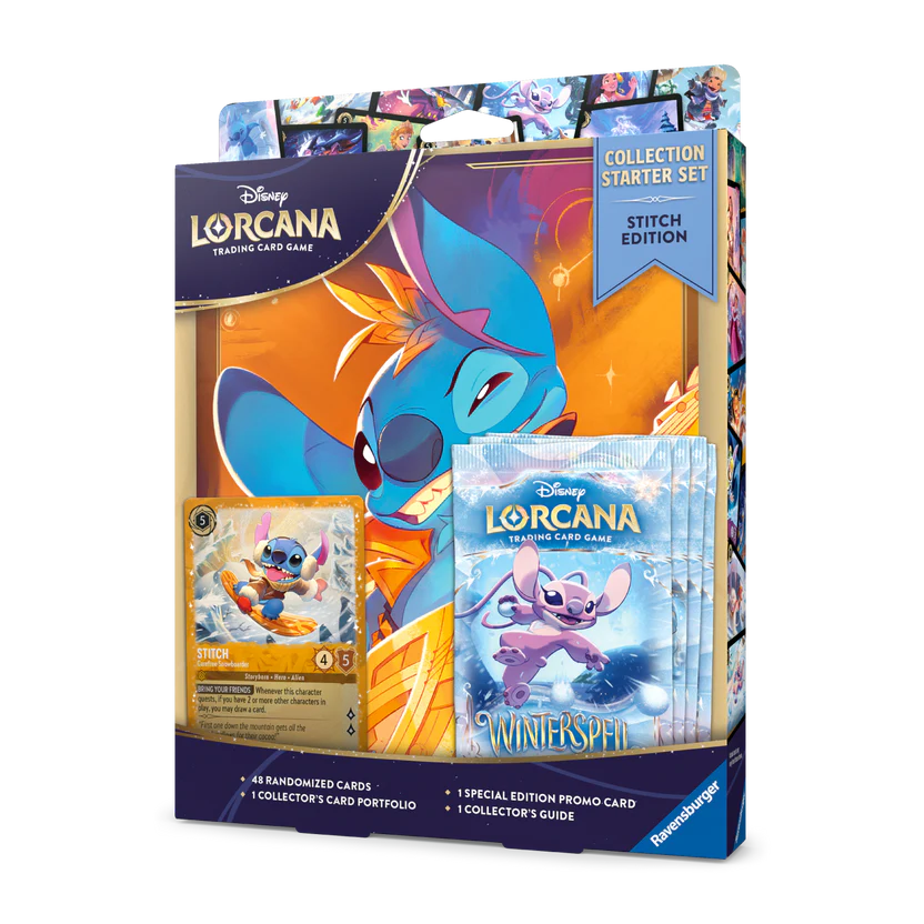Disney Lorcana Winterspell Collection Starter Set Edição Stitch