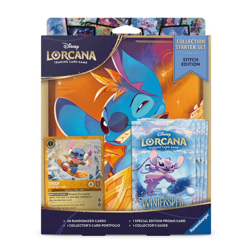 Disney Lorcana Winterspell Collection Starter Set Edição Stitch