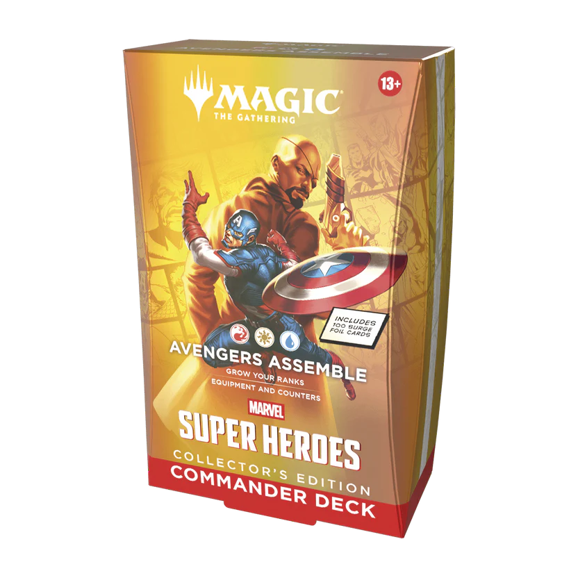 MTG Marvel Super Heroes Commander Deck Collector’s Edition Avengers Assemble