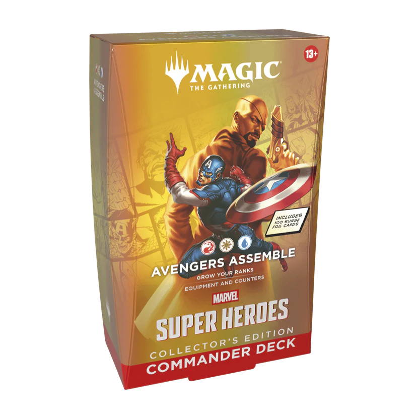 MTG Marvel Super Heroes Commander Deck Collector’s Edition Avengers Assemble