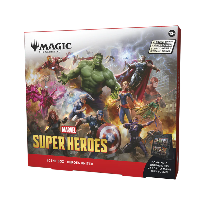 MTG Marvel Super Heroes Scene Box Heroes United