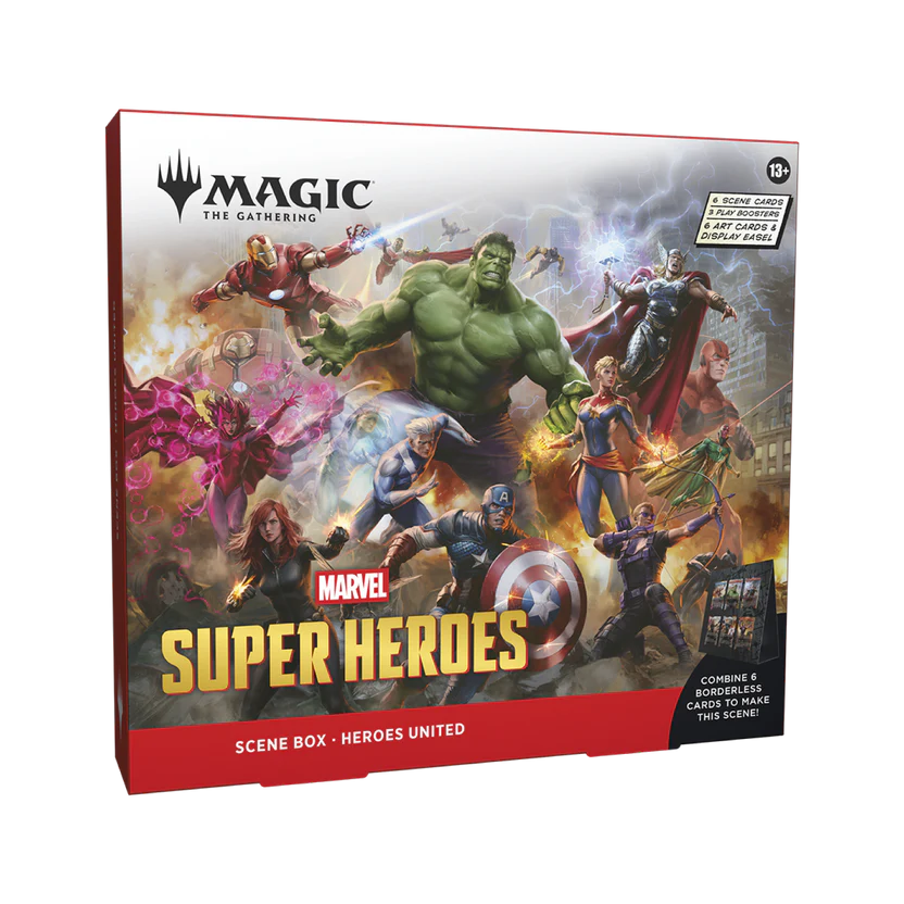 MTG Marvel Super Heroes Scene Box Heroes United