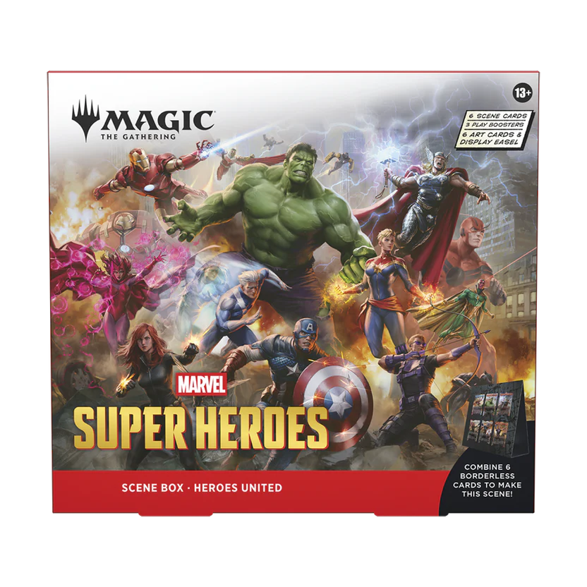 MTG Marvel Super Heroes Scene Box Heroes United