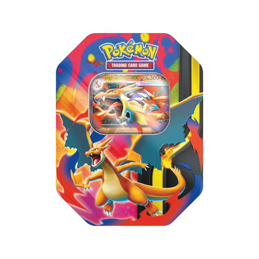 Pokémon Mega Charizard Y ex Tin