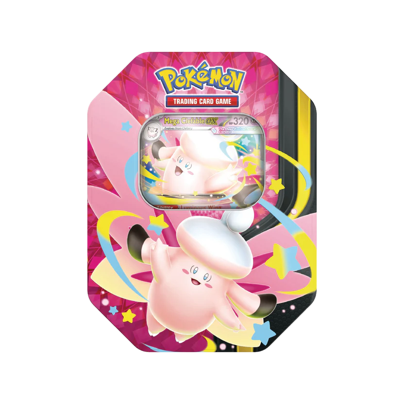 Pokémon Mega Clefable ex Tin