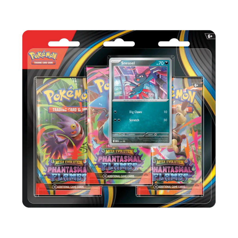 Pokémon Phantasmal Flames 3 Pack Blister Sneasel