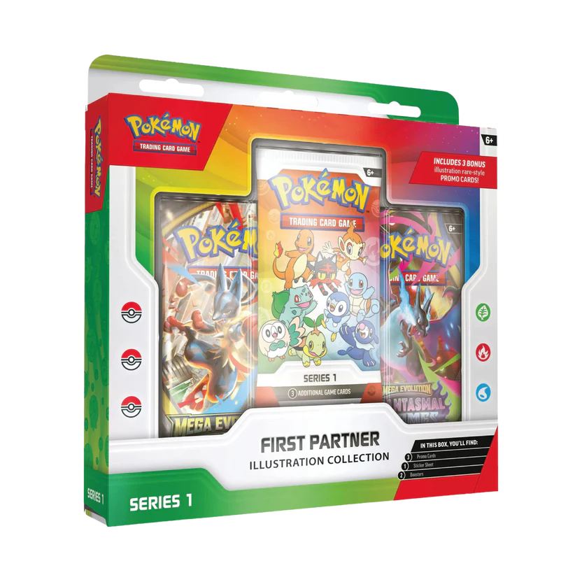 Pokémon First Partner Illustration Collection Series 1