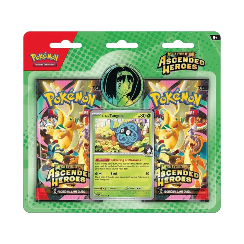 Pokémon Ascended Heroes Collection Erika Tangela