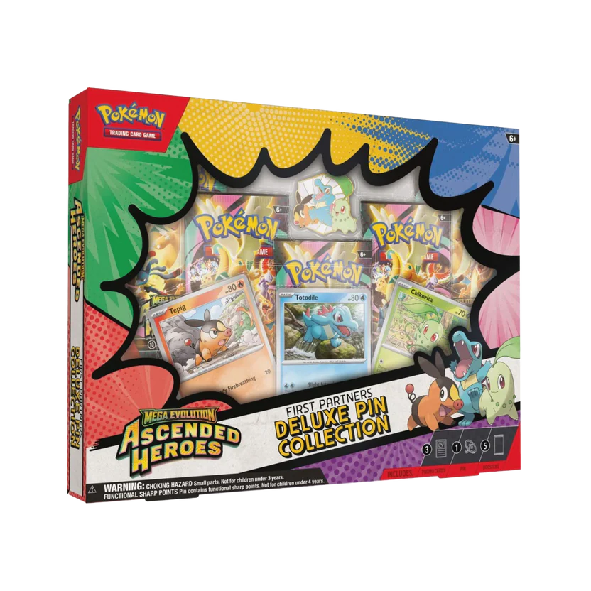 Pokémon Ascended Heroes First Partner Deluxe Pin Collection