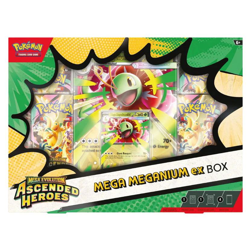 Pokémon Ascended Heroes Mega Meganium ex Box