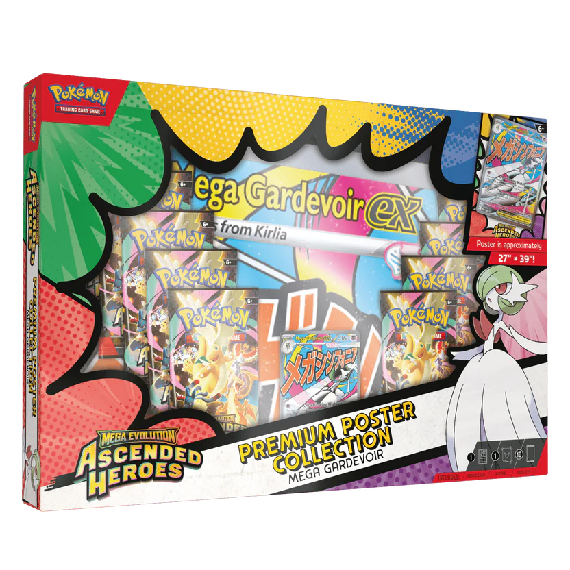 Pokémon Ascended Heroes Premium Poster Collection Gardevoir