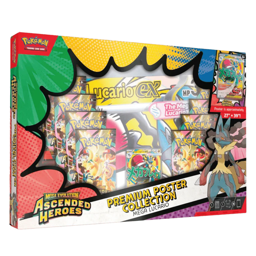 Pokémon Ascended Heroes Premium Poster Collection Lucario