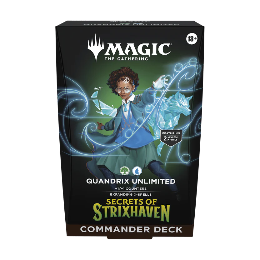 MTG Secrets of Strixhaven Commander Deck Quandrix Unlimited