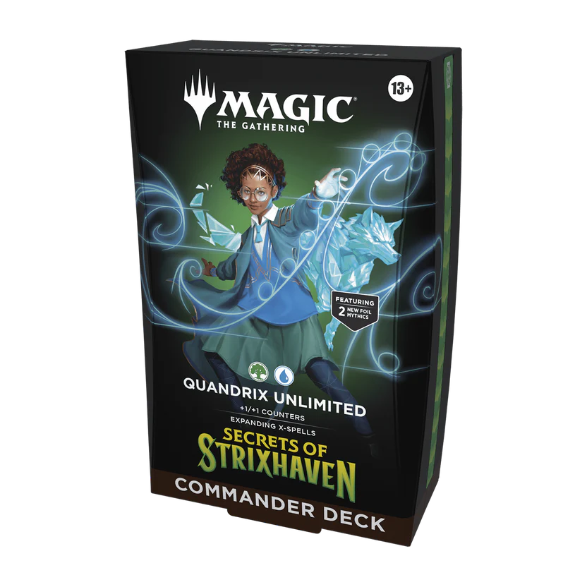 MTG Secrets of Strixhaven Commander Deck Quandrix Unlimited