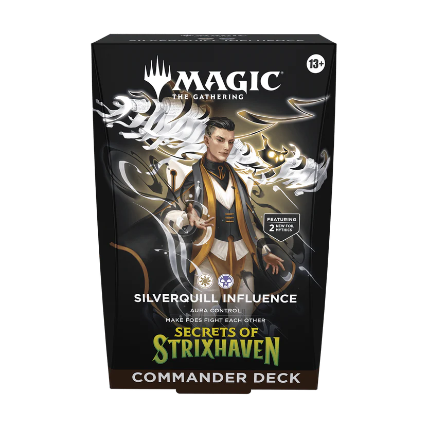 MTG Secrets of Strixhaven Commander Deck Silverquill Influence