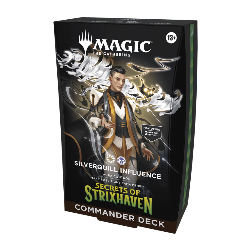 MTG Secrets of Strixhaven Commander Deck Silverquill Influence